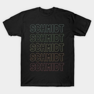 Schmidt Name Pattern T-Shirt